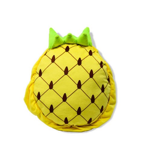 Pineapple Shape Plush School Bag for Kids